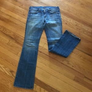 Seven for all mankind bootcut jeans size 27